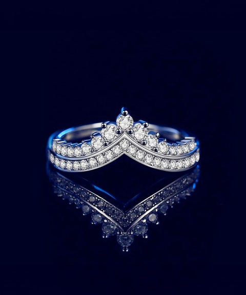 Pierścionek Moissanit Mira