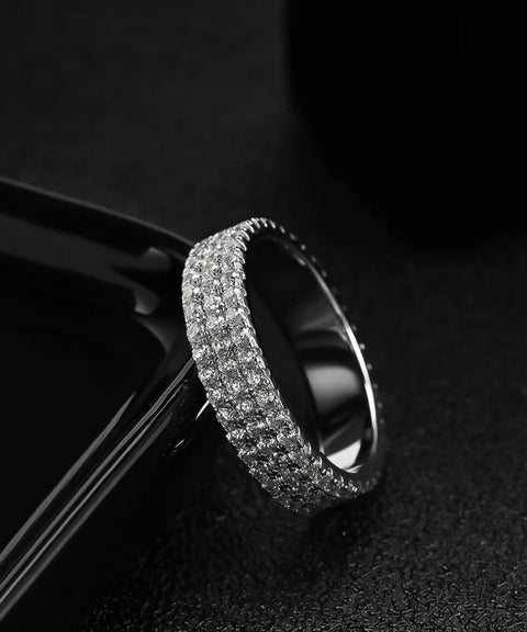 Pierścionek moissanit Cledo