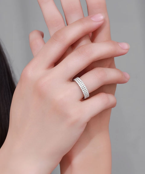 Pierścionek moissanit Cledo