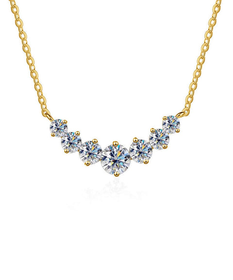 Naszyjnik Moissanit Tropez – złoty