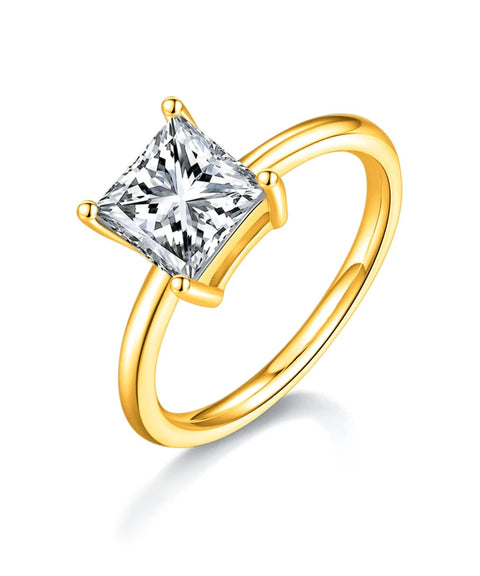 Moissanit-Ring Diana – Gold