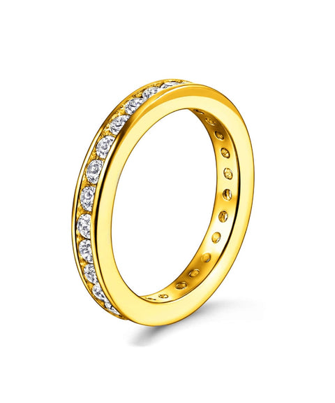 Pierścionek Moissanit Alice - Złoto