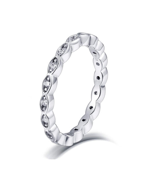 Pierścionek z moissanitem Arise