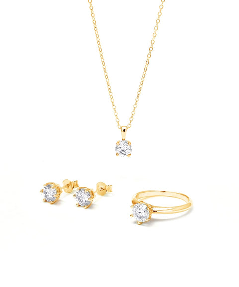 Zestaw biżuterii San Bélle 4 karaty