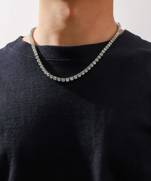 Naszyjnik tenisowy z moissanitem