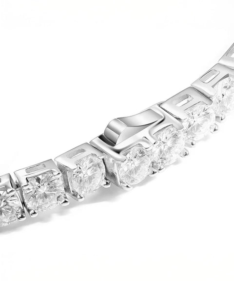 Naszyjnik tenisowy z moissanitem